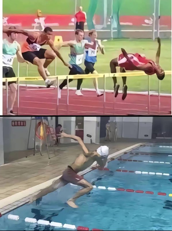 那年跨栏出了一个跳高天才，游泳出了个短跑天才