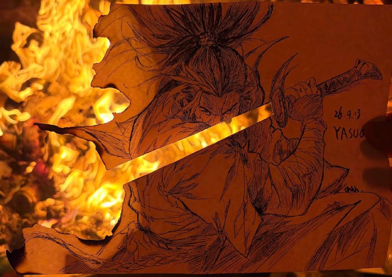 疾风亦有归途#手绘作品 #亚索￼￼